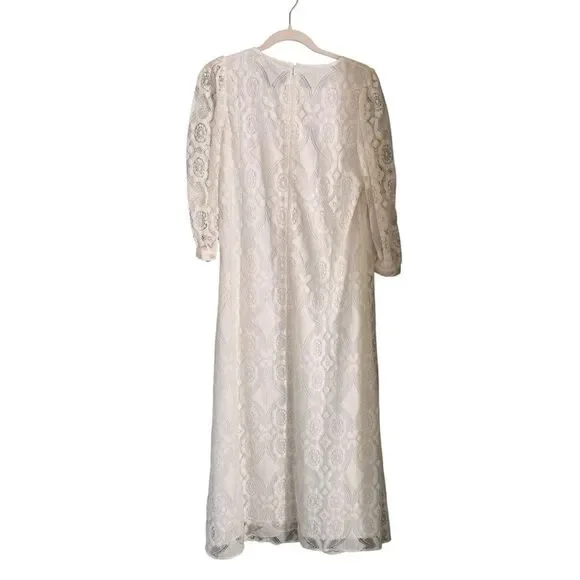 Tuckernuck Jillian Dress Maxi White Lace S NWT - Picture 4 of 6